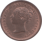 1844 HALF FARTHING ( UNC ) - HALF FARTHING - Cambridgeshire Coins