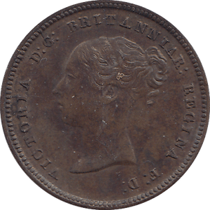 1844 HALF FARTHING ( UNC ) - WORLD COINS - Cambridgeshire Coins