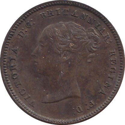 1844 HALF FARTHING ( UNC ) - WORLD COINS - Cambridgeshire Coins