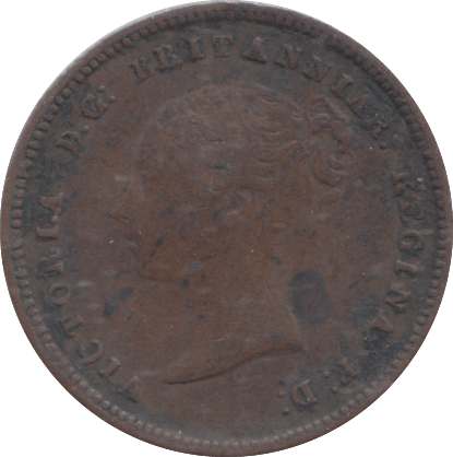 1844 HALF FARTHING ( VF ) - HALF FARTHING - Cambridgeshire Coins