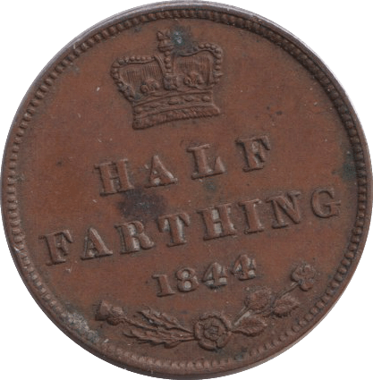 1844 HALF FARTHING ( VF ) - HALF FARTHING - Cambridgeshire Coins