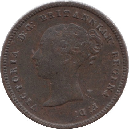1844 HALF FARTHING ( VF ) - Half Farthing - Cambridgeshire Coins