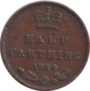 1844 HALF FARTHING ( VF ) - HALF FARTHING - Cambridgeshire Coins
