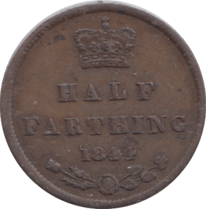 1844 HALF FARTHING ( VF ) - HALF FARTHING - Cambridgeshire Coins