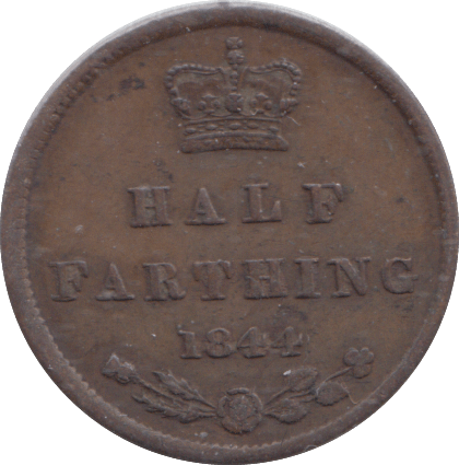 1844 HALF FARTHING ( VF ) - HALF FARTHING - Cambridgeshire Coins