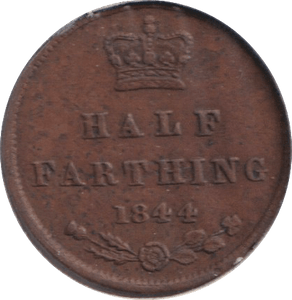 1844 HALF FARTHING ( VF ) - HALF FARTHING - Cambridgeshire Coins