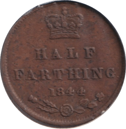 1844 HALF FARTHING ( VF ) - HALF FARTHING - Cambridgeshire Coins