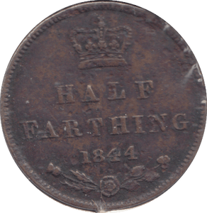 1844 HALF FARTHING ( VF ) - HALF FARTHING - Cambridgeshire Coins