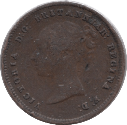 1844 HALF FARTHING ( VF ) - Half Farthing - Cambridgeshire Coins