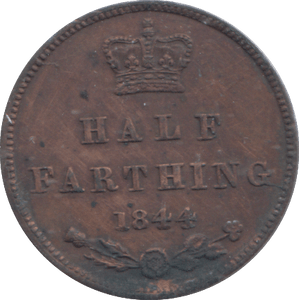 1844 HALF FARTHING ( VF ) - HALF FARTHING - Cambridgeshire Coins