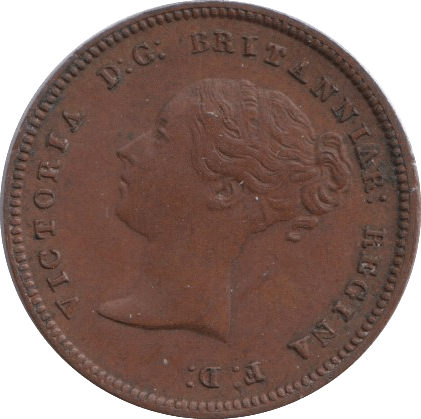 1844 HALF FARTHING ( VF ) - HALF FARTHING - Cambridgeshire Coins