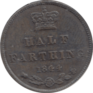 1844 HALF FARTHING ( VF ) - HALF FARTHING - Cambridgeshire Coins