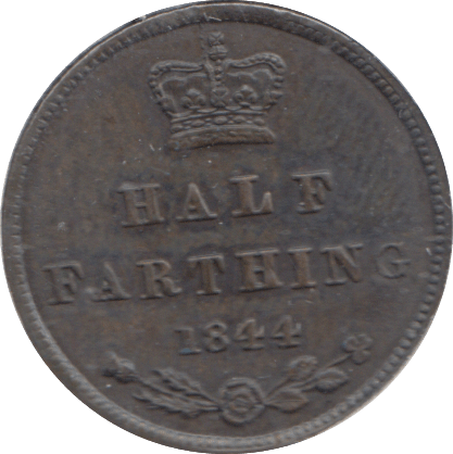 1844 HALF FARTHING ( VF ) - HALF FARTHING - Cambridgeshire Coins