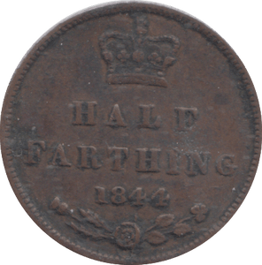 1844 HALF FARTHING ( VF ) - HALF FARTHING - Cambridgeshire Coins