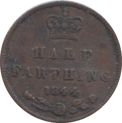 1844 HALF FARTHING ( VF ) - HALF FARTHING - Cambridgeshire Coins