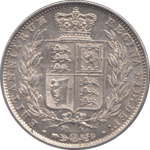 1844 HALFCROWN ( AUNC ) - HALFCROWN - Cambridgeshire Coins
