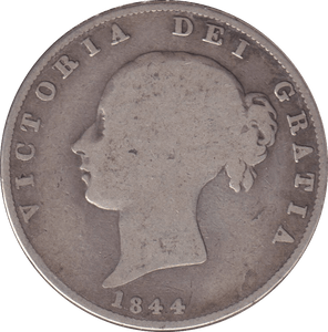 1844 HALFCROWN ( FAIR ) - HALFCROWN - Cambridgeshire Coins