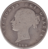 1844 HALFCROWN ( FAIR ) - HALFCROWN - Cambridgeshire Coins