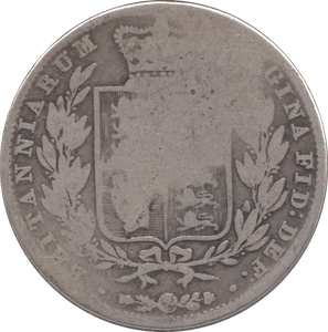 1844 HALFCROWN ( FAIR ) - Halfcrown - Cambridgeshire Coins