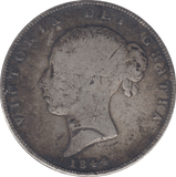 1844 HALFCROWN ( FINE ) - HALFCROWN - Cambridgeshire Coins
