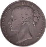 1844 HALFCROWN ( FINE ) - HALFCROWN - Cambridgeshire Coins