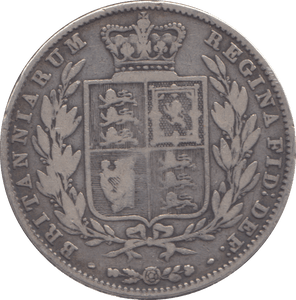 1844 HALFCROWN ( GF ) - HALFCROWN - Cambridgeshire Coins