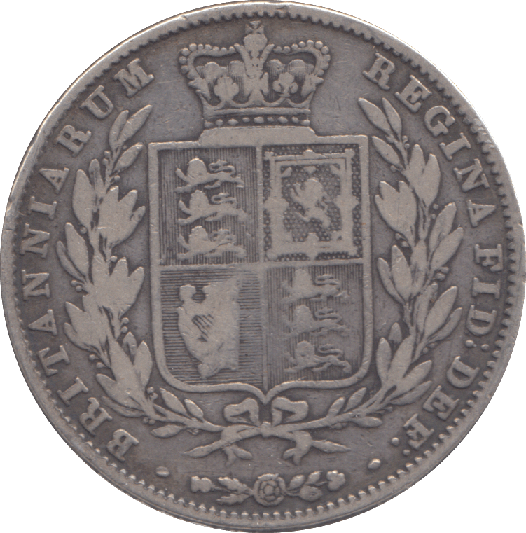1844 HALFCROWN ( GF ) - HALFCROWN - Cambridgeshire Coins