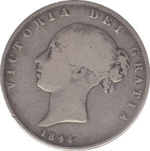 1844 HALFCROWN ( GF ) - HALFCROWN - Cambridgeshire Coins