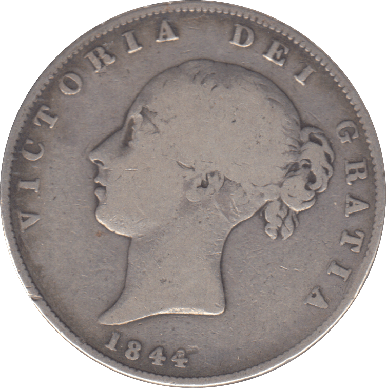 1844 HALFCROWN ( GF ) - HALFCROWN - Cambridgeshire Coins