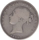 1844 HALFCROWN ( GF ) - HALFCROWN - Cambridgeshire Coins