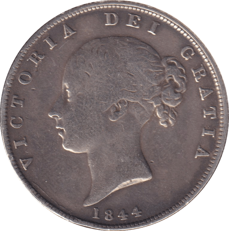 1844 HALFCROWN ( GF ) - HALFCROWN - Cambridgeshire Coins