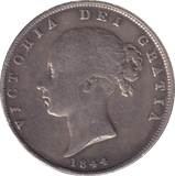 1844 HALFCROWN ( GF ) - HALFCROWN - Cambridgeshire Coins