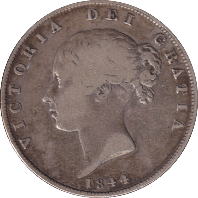 1844 HALFCROWN ( GF ) - WORLD COINS - Cambridgeshire Coins