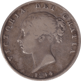1844 HALFCROWN ( GF ) - WORLD COINS - Cambridgeshire Coins