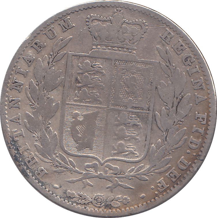 1844 HALFCROWN ( NF ) - HALFCROWN - Cambridgeshire Coins