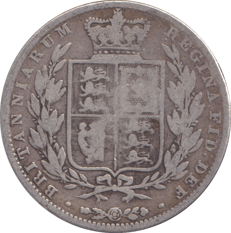 1844 HALFCROWN ( NF ) - HALFCROWN - Cambridgeshire Coins