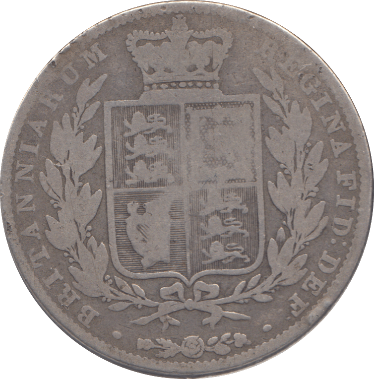 1844 HALFCROWN ( NF ) - HALFCROWN - Cambridgeshire Coins