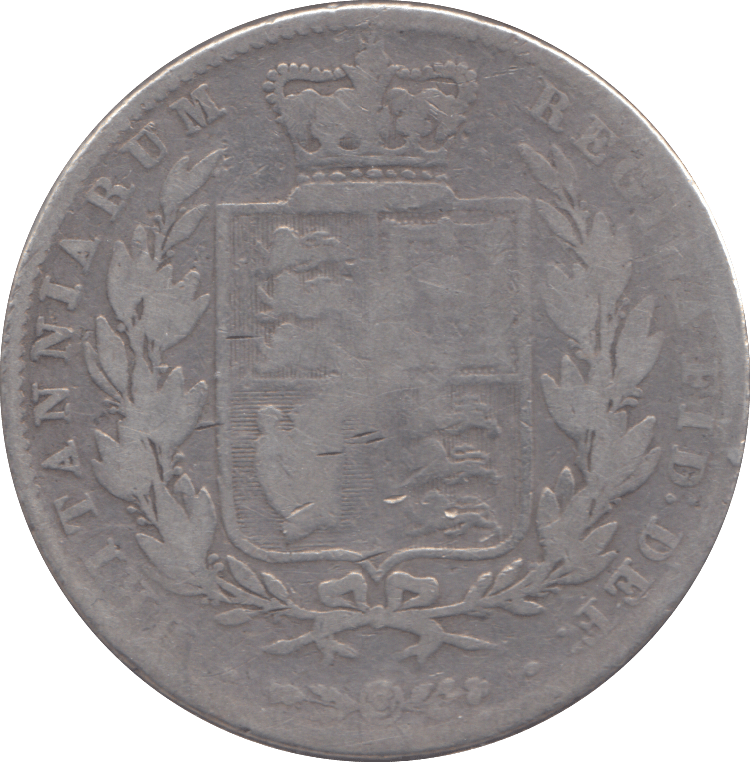 1844 HALFCROWN ( NF ) - HALFCROWN - Cambridgeshire Coins