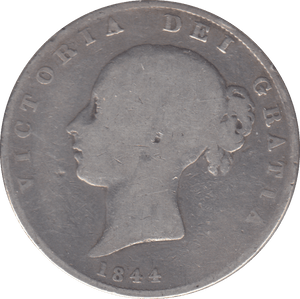 1844 HALFCROWN ( NF ) - HALFCROWN - Cambridgeshire Coins