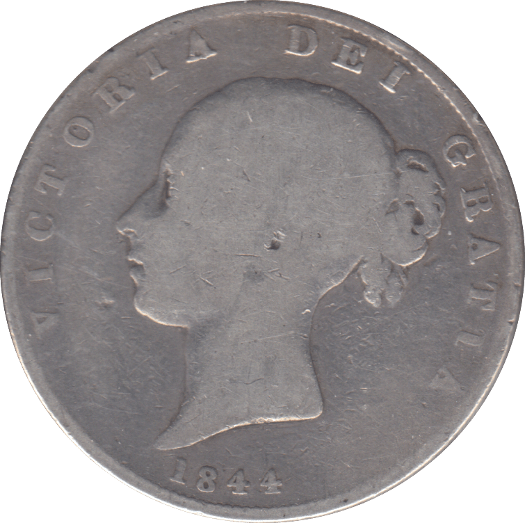 1844 HALFCROWN ( NF ) - HALFCROWN - Cambridgeshire Coins
