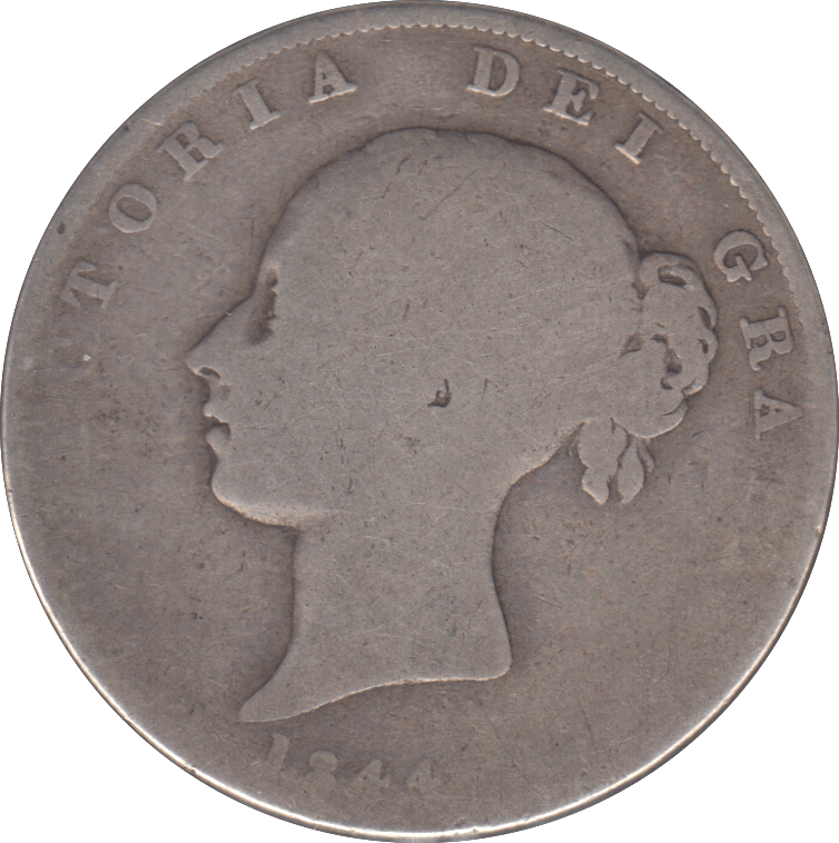 1844 HALFCROWN ( NF ) - HALFCROWN - Cambridgeshire Coins