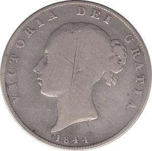 1844 HALFCROWN ( NF ) - HALFCROWN - Cambridgeshire Coins