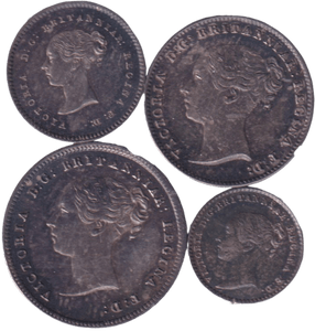 1844 MAUNDY SET - Maundy Set - Cambridgeshire Coins