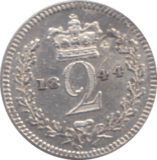 1844 MAUNDY TWOPENCE ( GVF ) - MAUNDY TWOPENCE - Cambridgeshire Coins