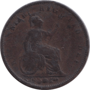 1844 ONE THIRD FARTHING ( FINE ) - ONE THIRD FARTHING - Cambridgeshire Coins