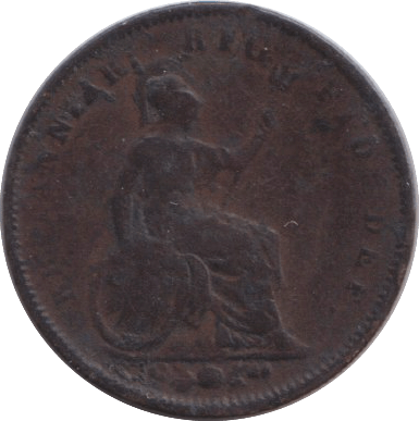 1844 ONE THIRD FARTHING ( FINE ) - ONE THIRD FARTHING - Cambridgeshire Coins