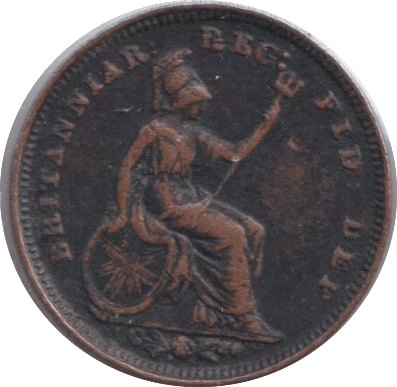 1844 ONE THIRD FARTHING ( GF ) - One Third Farthing - Cambridgeshire Coins