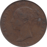 1844 ONE THIRD FARTHING ( GF ) - ONE THIRD FARTHING - Cambridgeshire Coins