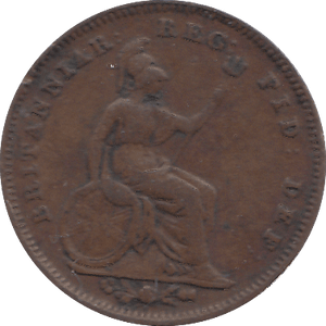1844 ONE THIRD FARTHING ( GF ) - ONE THIRD FARTHING - Cambridgeshire Coins
