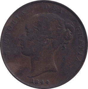 1844 PENNY ( GF ) - Penny - Cambridgeshire Coins